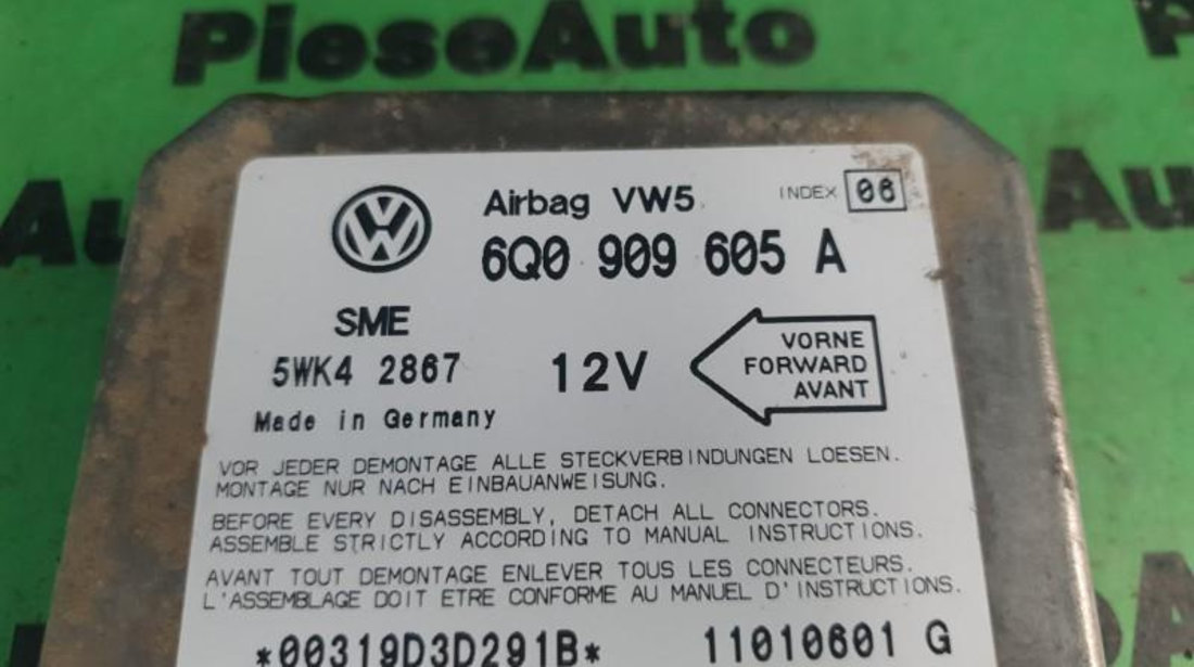 Calculator airbag Volkswagen Bora (1998-2005) 6q0909605a