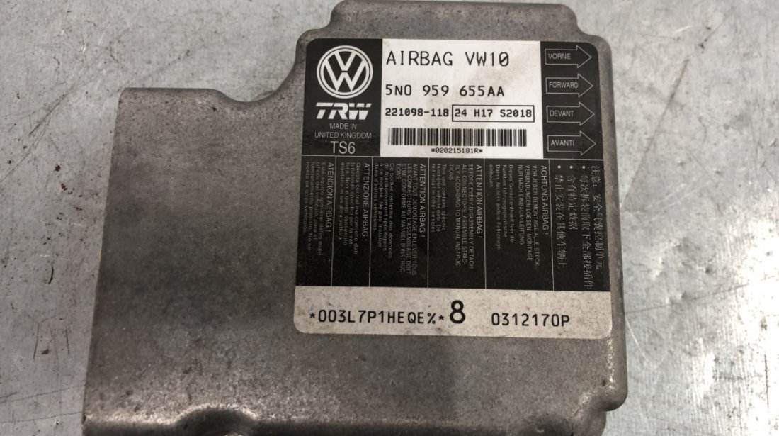 Calculator airbag Volkswagen CC Facelift sedan 2013 (5N0959655AA)