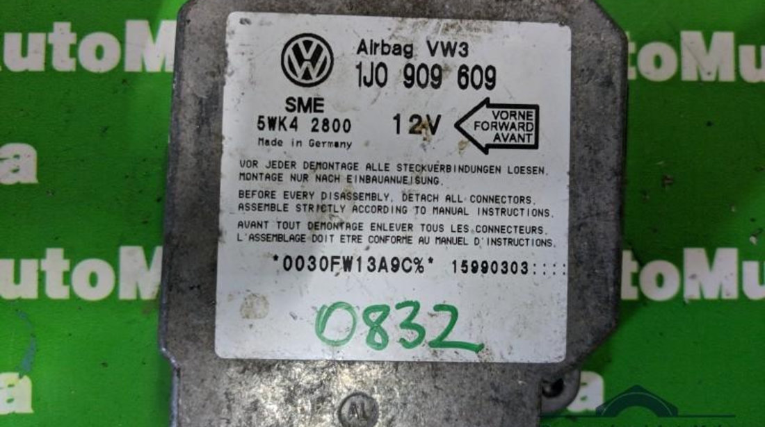 Calculator airbag Volkswagen Golf 3 (1991-1997) 1J0909609