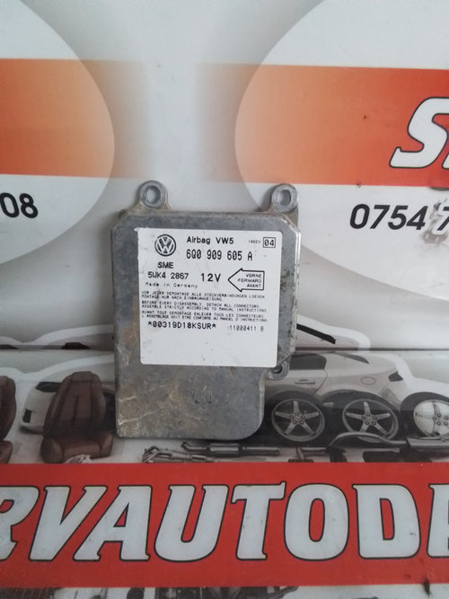Calculator Airbag Volkswagen Golf 4 (1997-2005) 1.9 Motorina 2003, 6Q0909605A