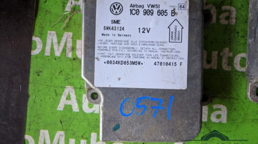 Calculator airbag Volkswagen Golf 4 (1997-2005) 5WK43124