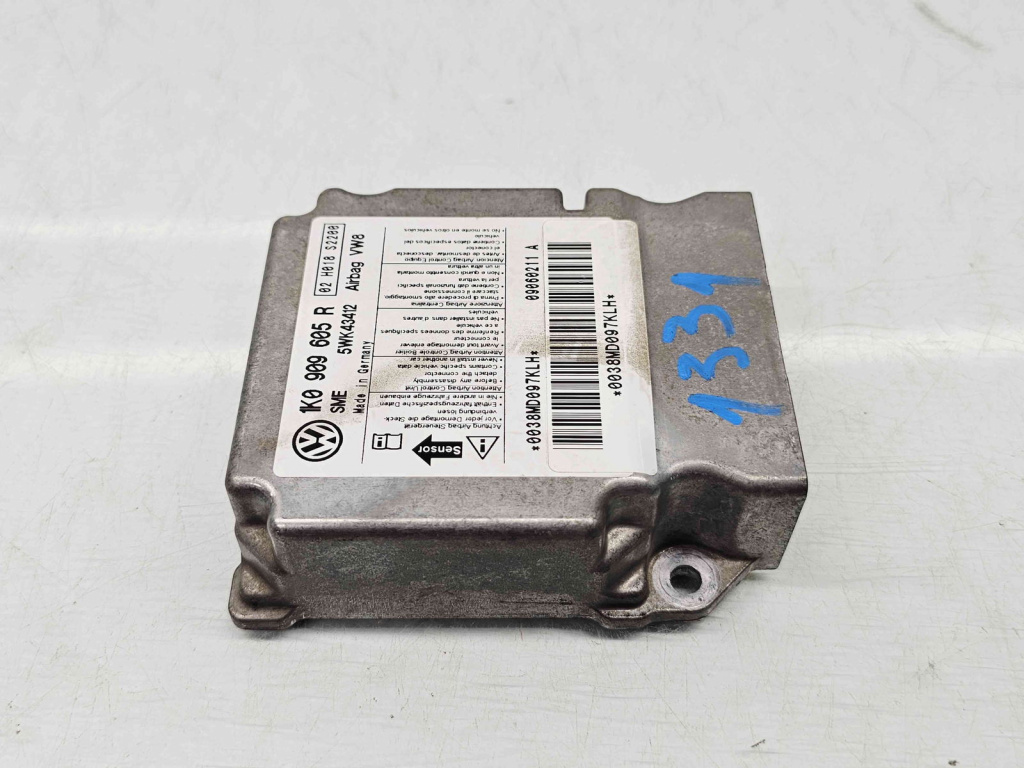 Calculator airbag Volkswagen Golf 5 Plus (5M1) [Fabr 2005-2008] 1K0909605R 1.9 TDI BLS 77KW / 105CP