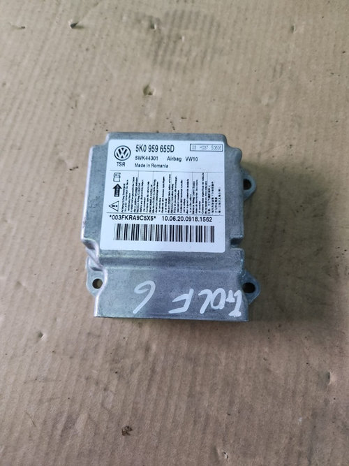 Calculator airbag Volkswagen Golf 6 1.6 TDI combi an 2012 Cod : 5K0959655D