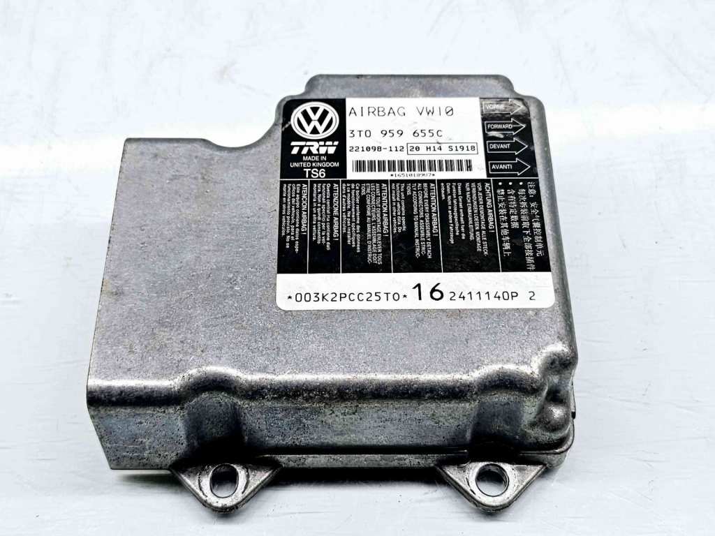Calculator airbag Volkswagen Golf 6 (5K1) [Fabr 2009-2013] 3T0959655C 1.8 TFSI CDAA 118KW / 160CP