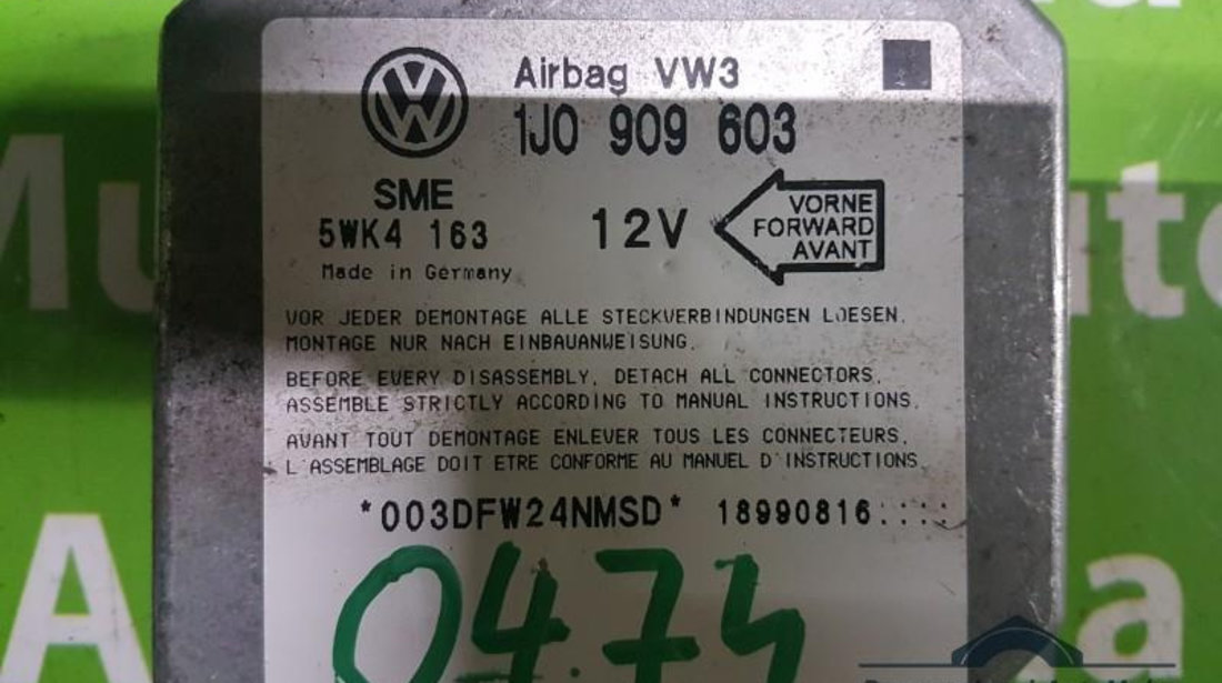 Calculator airbag Volkswagen Lupo (1998-2005) 1J0909603