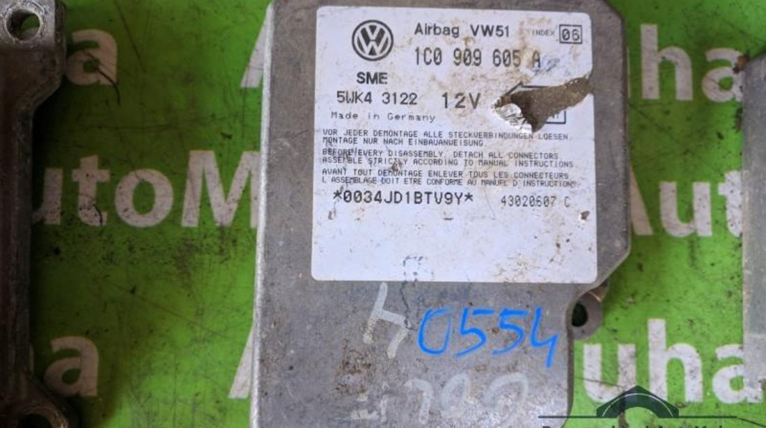 Calculator airbag Volkswagen Lupo (1998-2005) 1C0909605A