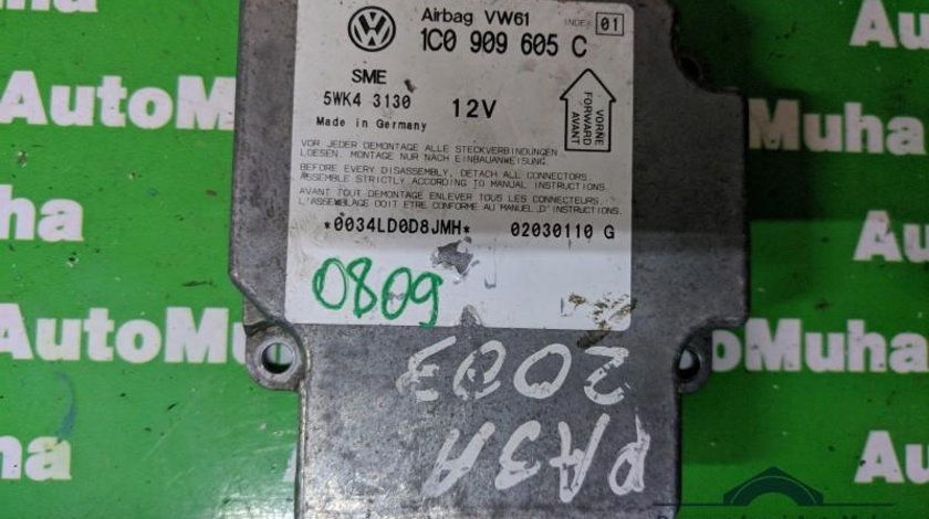 Calculator airbag Volkswagen Passat (2000-2005) 1c0909605c