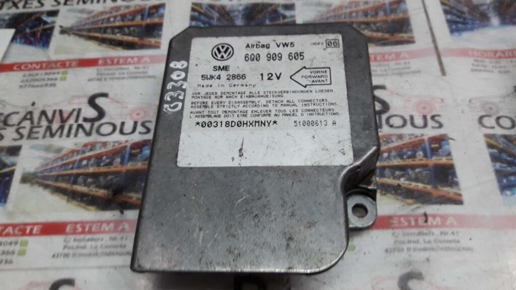 Calculator AIRBAG VOLKSWAGEN PASSAT 6Q0 909 605 / 6Q0909605 / 5WK4 2866 / 5WK428666Q0 909 605 / 6Q0909605 / 5WK4 2866 / 5WK42866