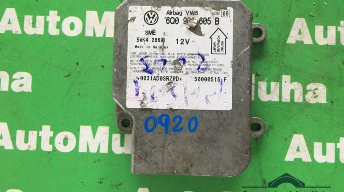 Calculator airbag Volkswagen Passat B5 (1996-2005) 6Q0 909 605 B