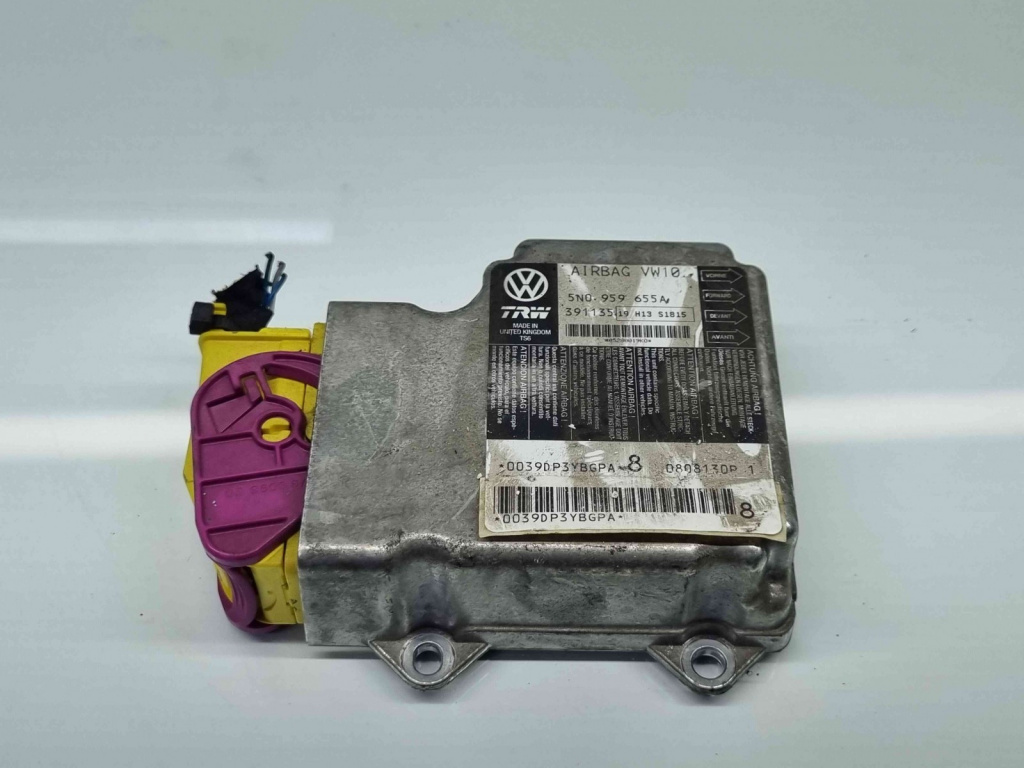 Calculator airbag Volkswagen Passat B6 (3C2) [Fabr 2005-2010] 5N0959655A 2.0 TDI CBAB 103KW / 140CP