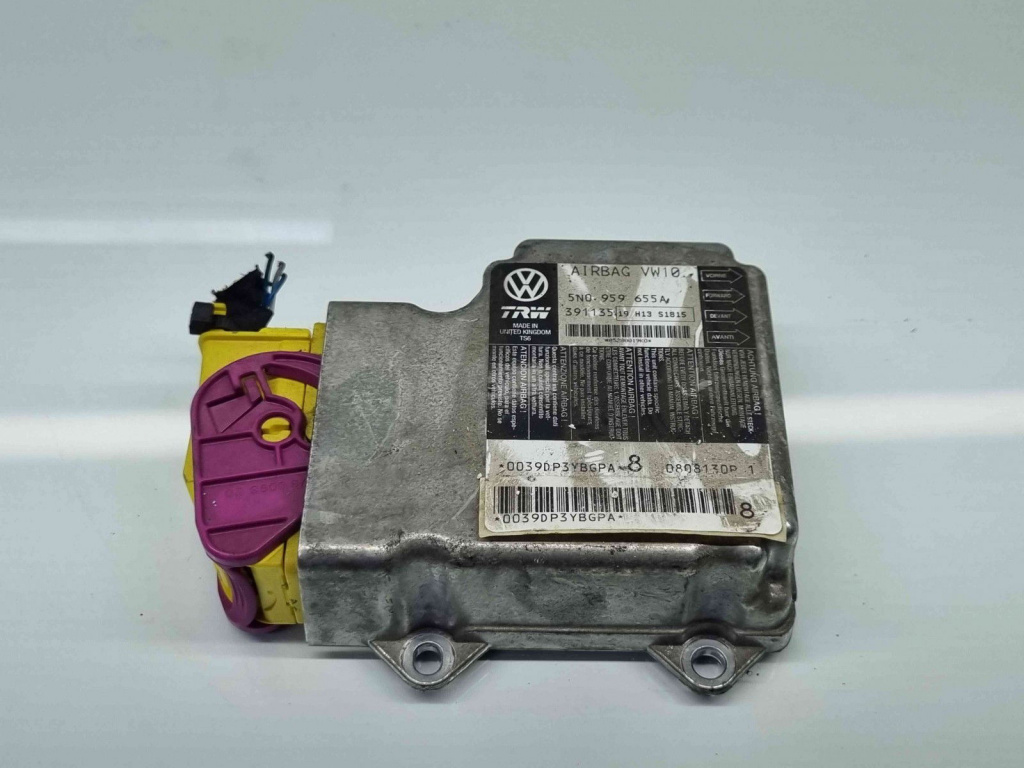 Calculator airbag Volkswagen Passat B6 (3C2) [Fabr 2005-2010] 5N0959655A 2.0 TDI CBAB 103KW / 140CP