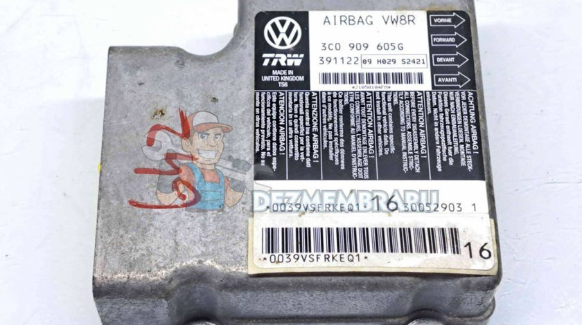 Calculator airbag Volkswagen Passat B6 Variant (3C5) [Fabr 2005-2010] 3C0909605G