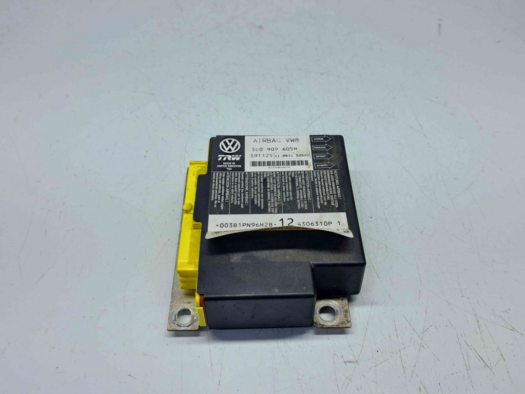 Calculator airbag Volkswagen Passat B6 Variant (3C5) [Fabr 2005-2010] 3C0909605M 2.0 TDI BKP 103KW / 140CP 2.0 TDI BKP 103KW / 140CP