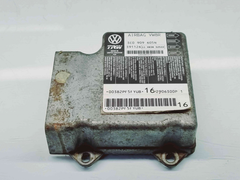 Calculator airbag Volkswagen Passat B6 Variant (3C5) [Fabr 2005-2010] 3C0909605N 2.0 TDI BMP 103KW / 2.0 TDI BMP 103KW /