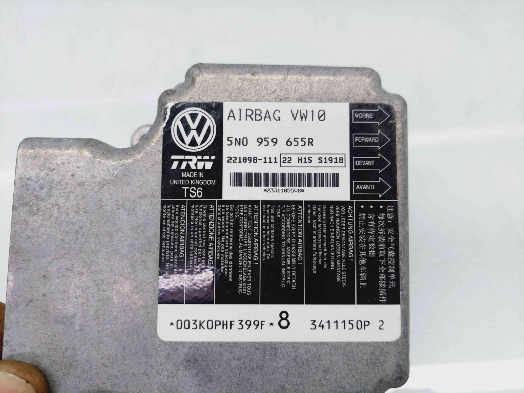 Calculator airbag Volkswagen Passat B7 (362) [Fabr 2010-2014] 5N0959655R 1.6 TDI CAYC 77KW / 105CP