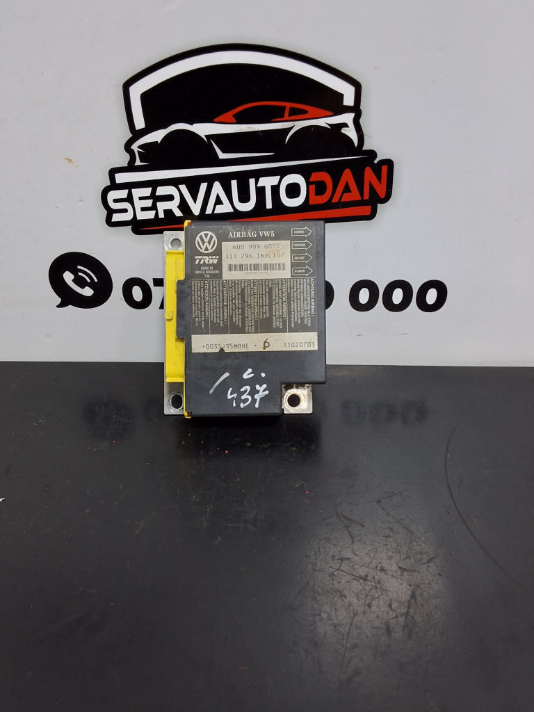 Calculator Airbag Volkswagen Polo 4 (2001-2005) 1.4 Motorina 2002, 6Q0909605S