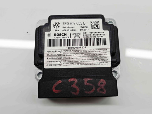 Calculator airbag Volkswagen Transporter 5 Facelift [Fabr 2004-2013] 7E0959655B 2.0 TDI CAAC 103KW /...