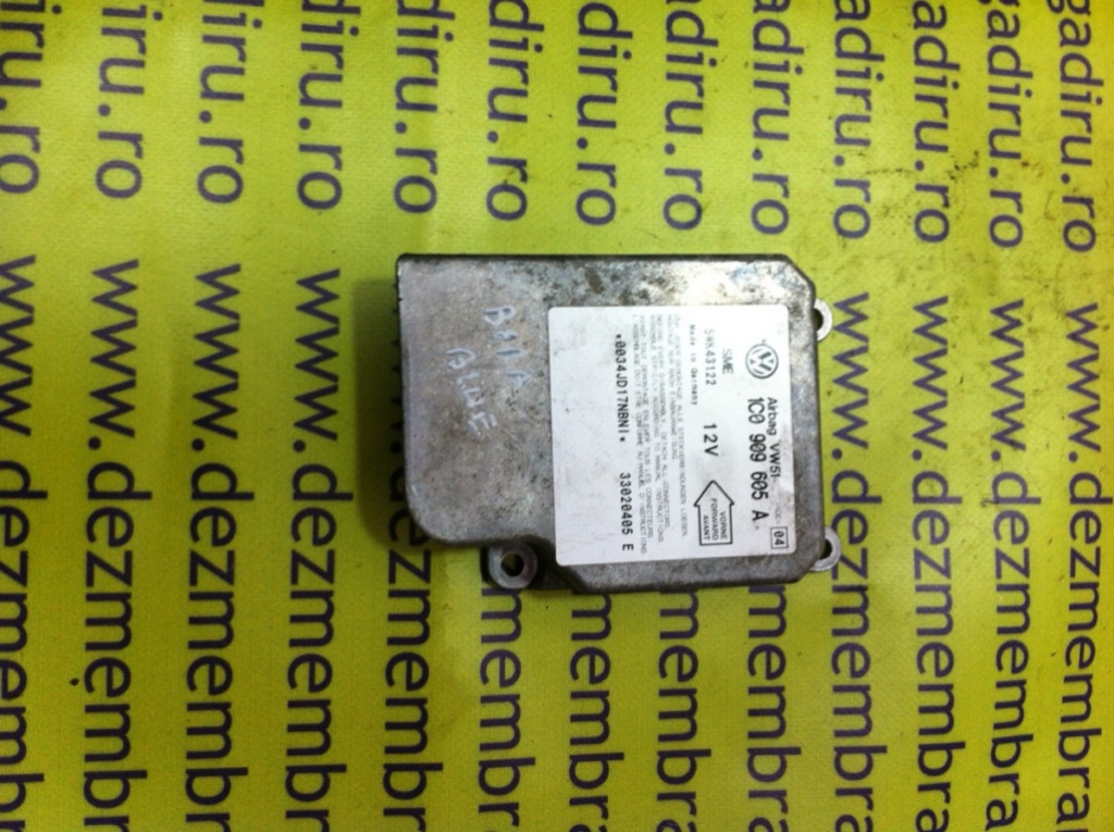 Calculator airbag Volkswagen VW Bora [1998 - 2005] Sedan 1.6 16V MT (105 hp) (1J2)