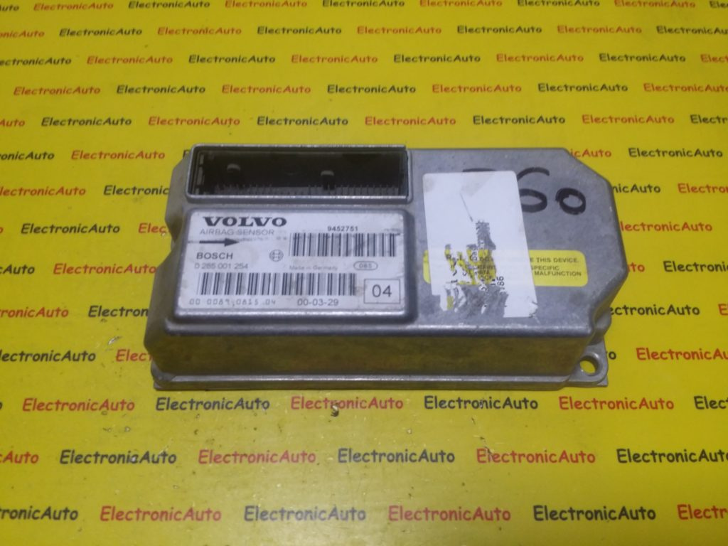 Calculator Airbag Volvo, 0285001254, 9452751