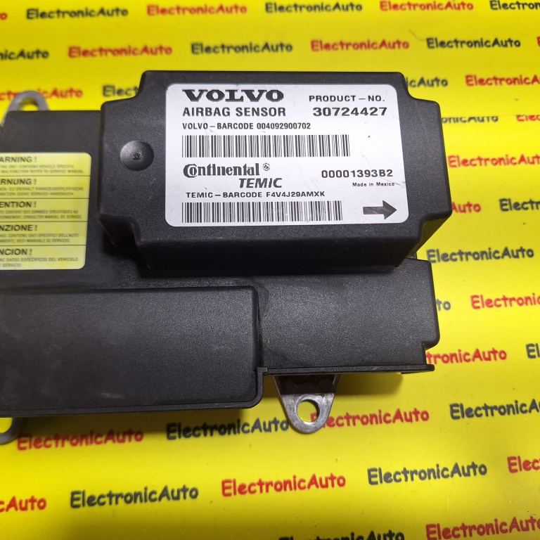 Calculator Airbag Volvo, 30724427, 00001393B2,