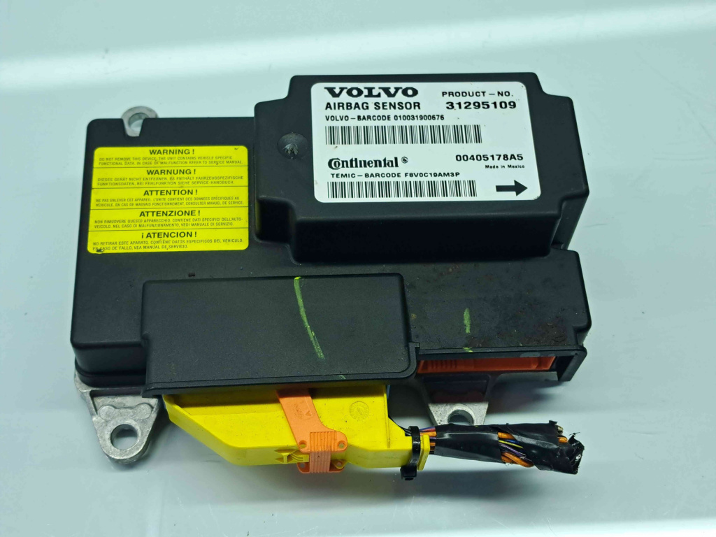 Calculator airbag Volvo C30 Coupe Facelift Rdesign [Fabr 2006-2013] 31295109 1.6 D4164T 80KW / 109CP 1.6 D4164T 80KW / 109CP