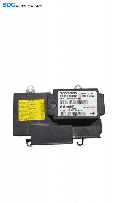 Calculator Airbag Volvo S40 2004 - 2012 Cod 30724652 00001393B3 [L7172]
