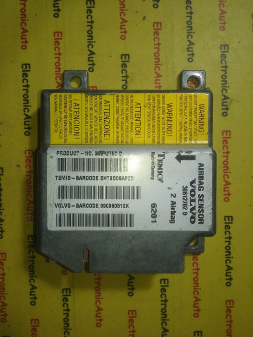 Calculator Airbag Volvo S40 V40, 30612702D, 6201