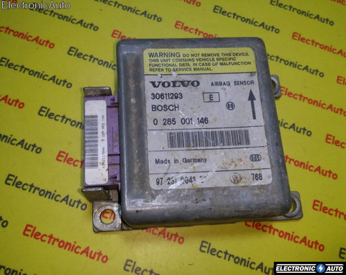 Calculator airbag Volvo V40 0285001146, 30855881B