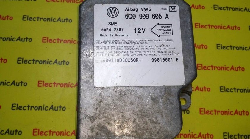 Calculator airbag VW 6Q0909605A INDEX 06