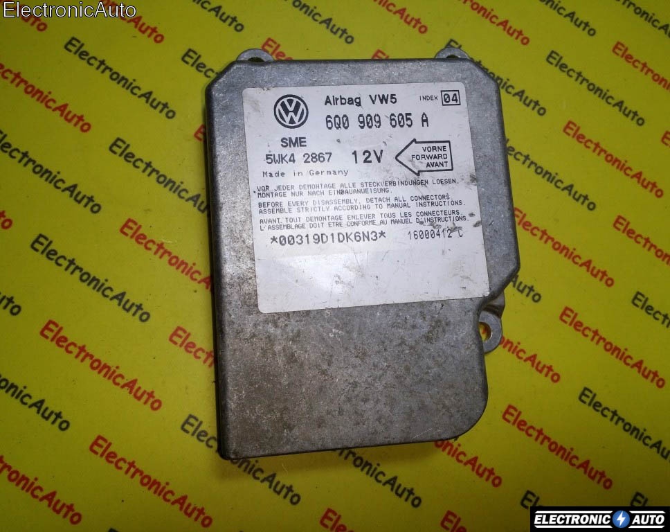 Calculator airbag VW, 6Q0909605A, INDEX04,