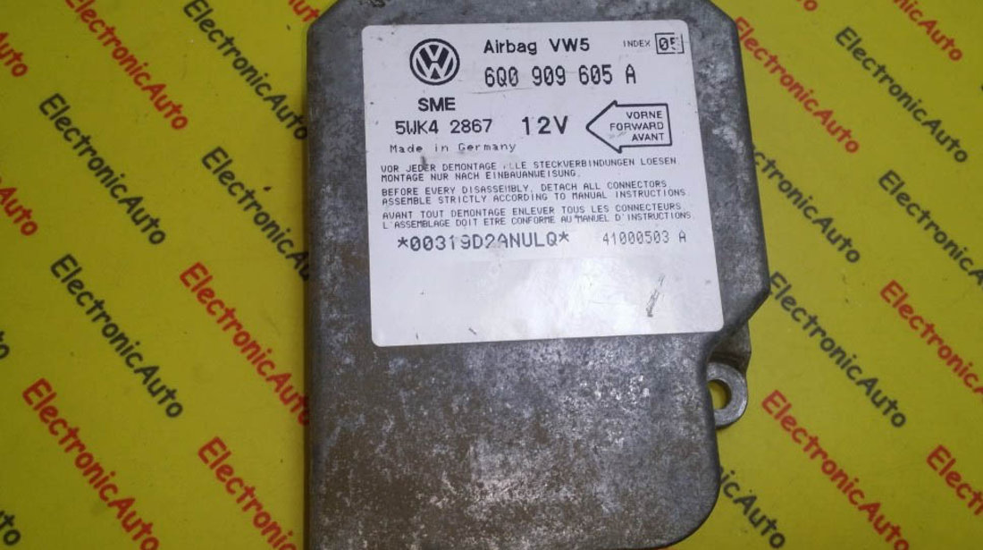 Calculator airbag VW 6Q0909605A INDEX05