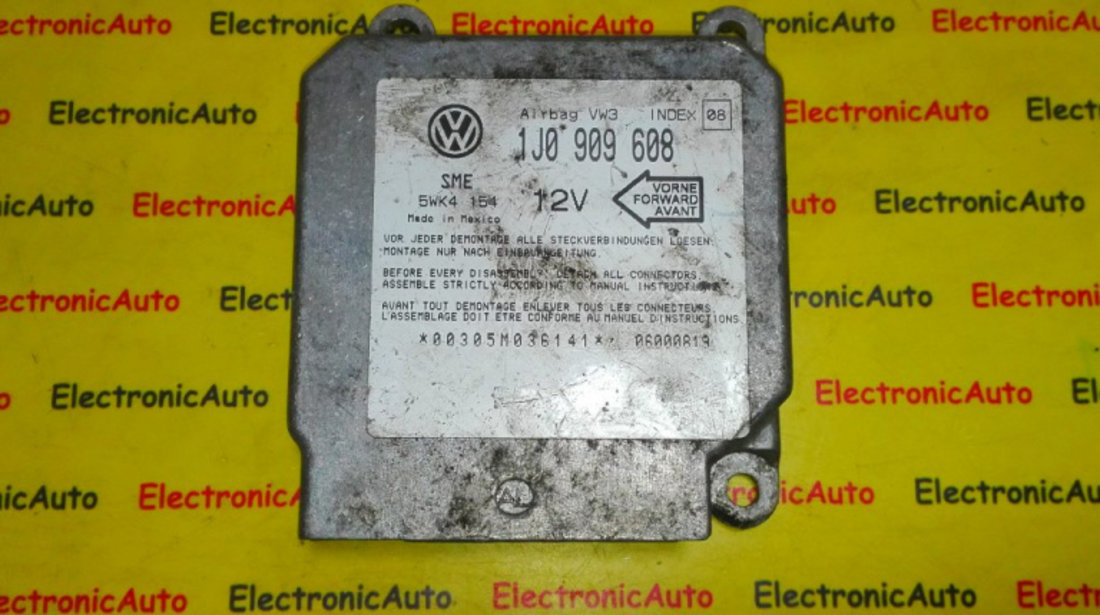 Calculator airbag VW, Ford Galaxy 1J0909608 INDEX 08