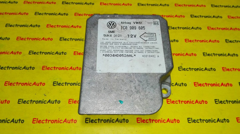Calculator airbag VW Golf 1C0909605 INDEX04