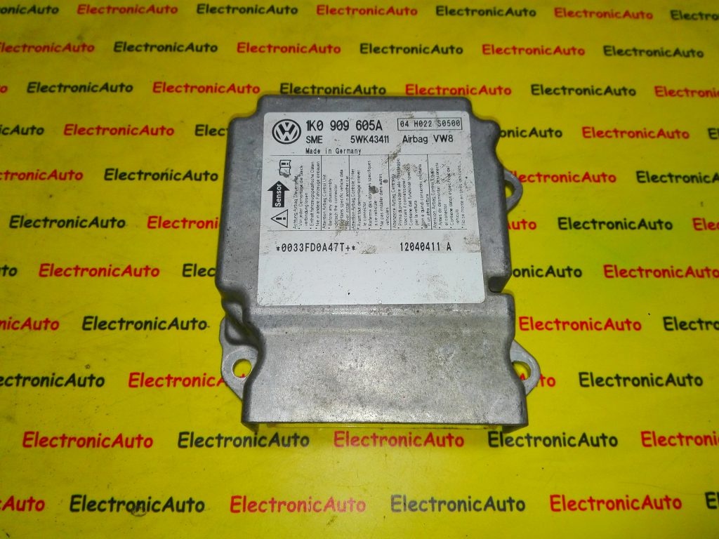 Calculator airbag Vw Golf 5 1K0909605A, 5WK43411,