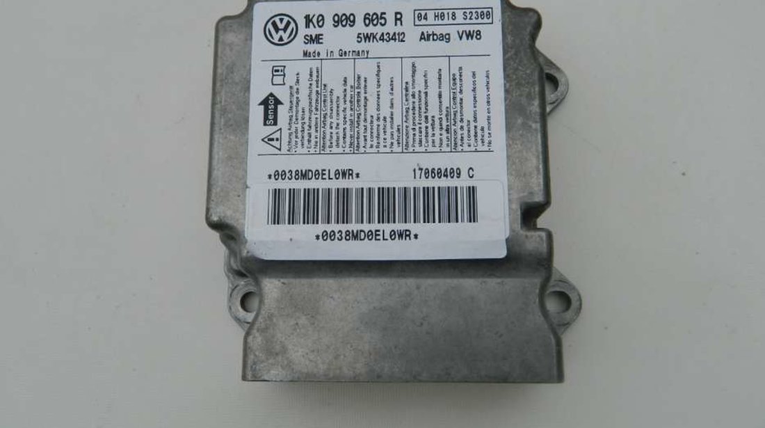 Calculator airbag VW GOLF 5 cod 1K0 909 605 R