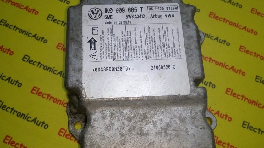 Calculator airbag VW Jetta 1K0909605T 05 H020 S2300