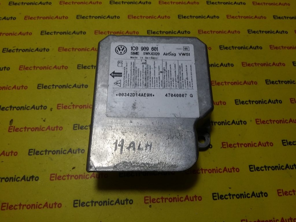 Calculator airbag VW Passat 1C0909601 INDEX08 5WK43120