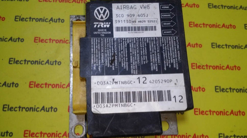 Calculator airbag VW Passat 3C0909605J, 391130