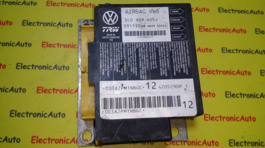 Calculator airbag VW Passat 3C0909605J