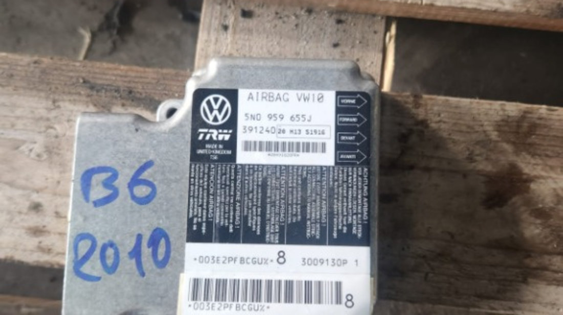 Calculator airbag Vw Passat B6 2.0 Tdi an de fabricatie 2010 Cod : 5N0959655J