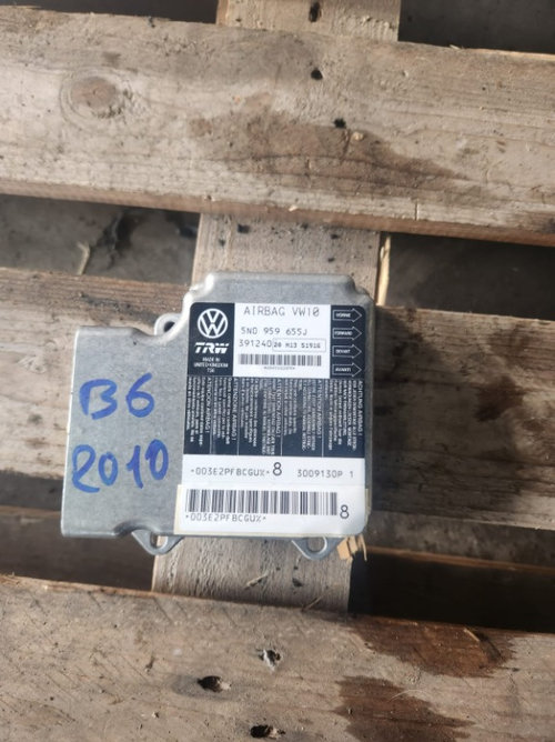 Calculator airbag Vw Passat B6 2.0 Tdi an de fabricatie 2010 Cod : 5N0959655J