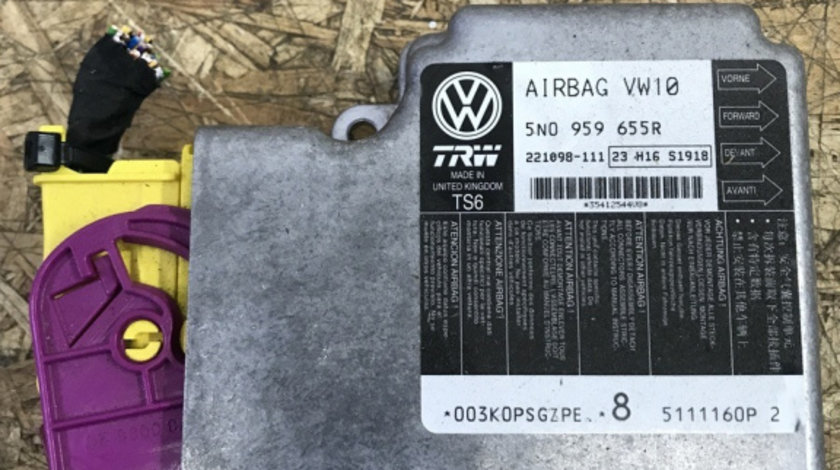 Calculator airbag VW Passat B7 2.0TDI ,4x4, 170cp, Automat DSG, Highline combi 2012 (5N0959655R)