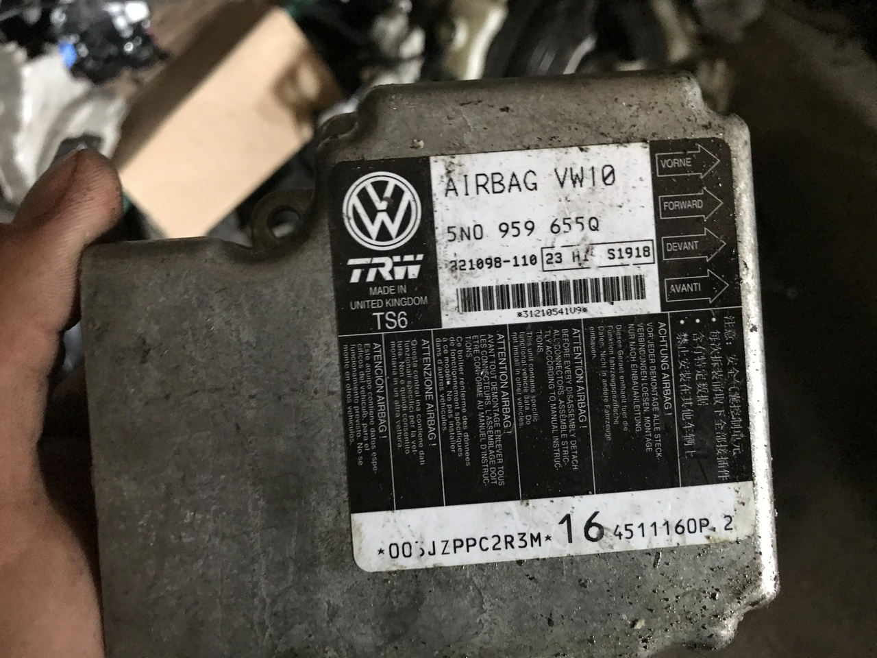 Calculator airbag Vw Passat B7 2011 2012 2013