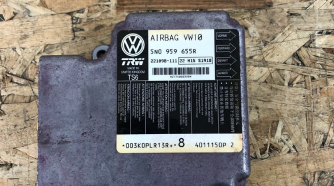 Calculator airbag VW passat B7 4motion combi 2012 (5N0959655R)