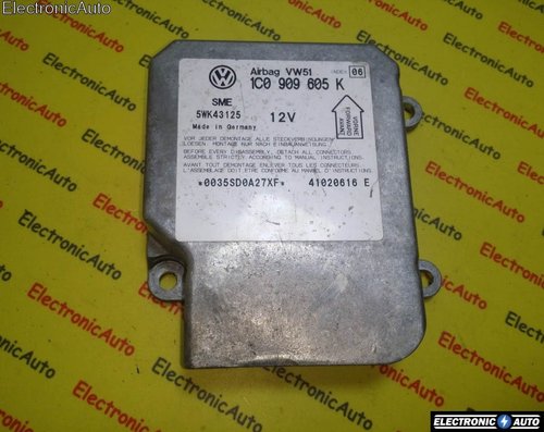 Calculator airbag VW Polo 1C0909605K INDEX 06