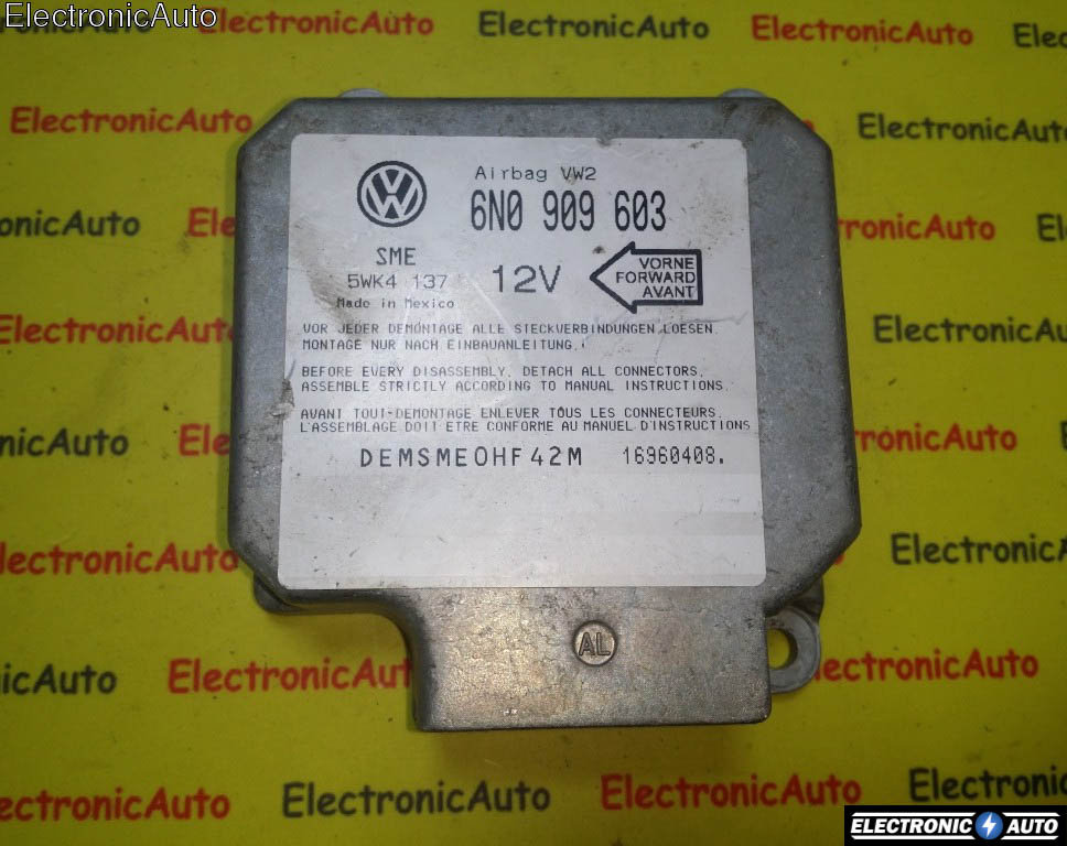 Calculator airbag VW Polo, T4 6N0909603