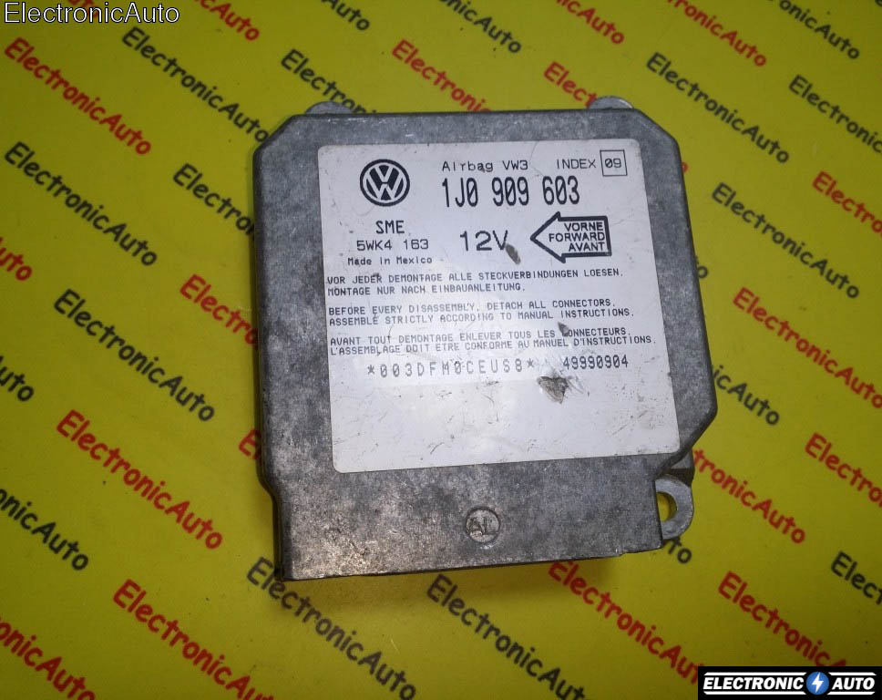 Calculator airbag VW, Seat, Skoda, Audi 1J0909603 INDEX 09