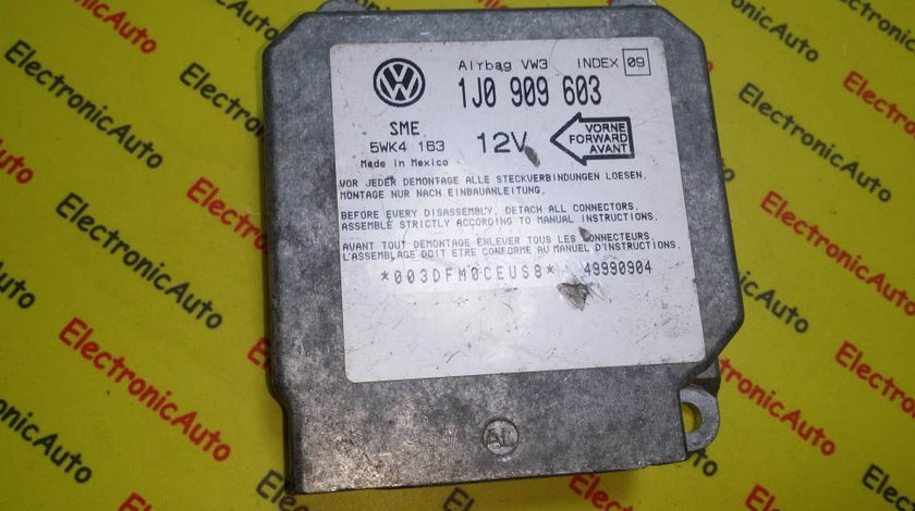 Calculator airbag VW, Seat, Skoda, Audi 1J0909603 INDEX 09