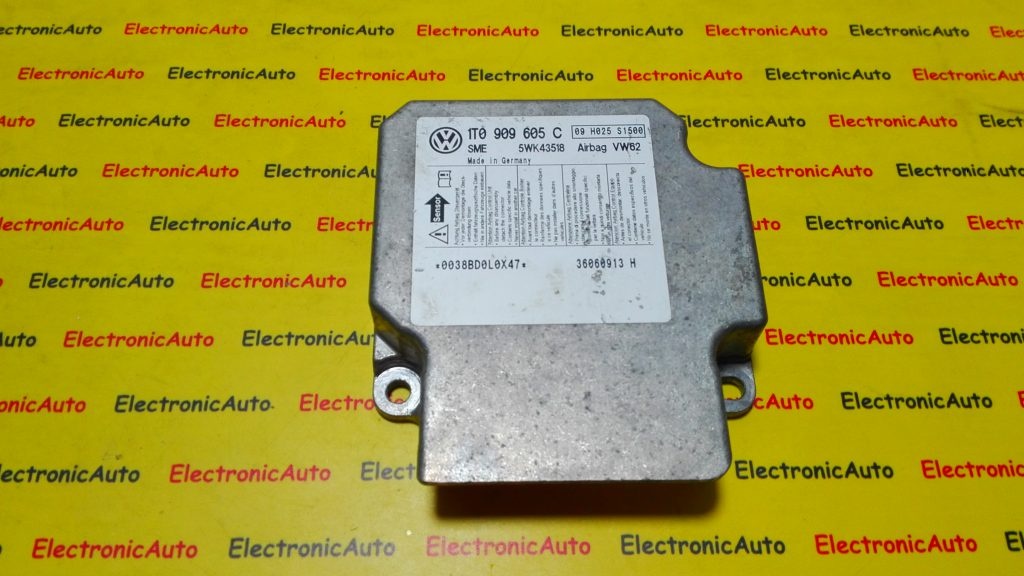 Calculator airbag VW Touran 1T0909605C, 1T0 909 605 C