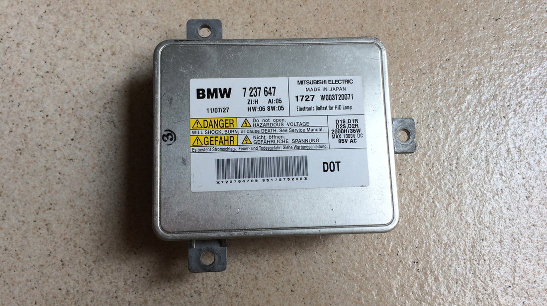 Calculator / Balast Far Bi Xenon - Bmw / E90 ( 07' - 10' ) * 63117237647 / 7237647 *